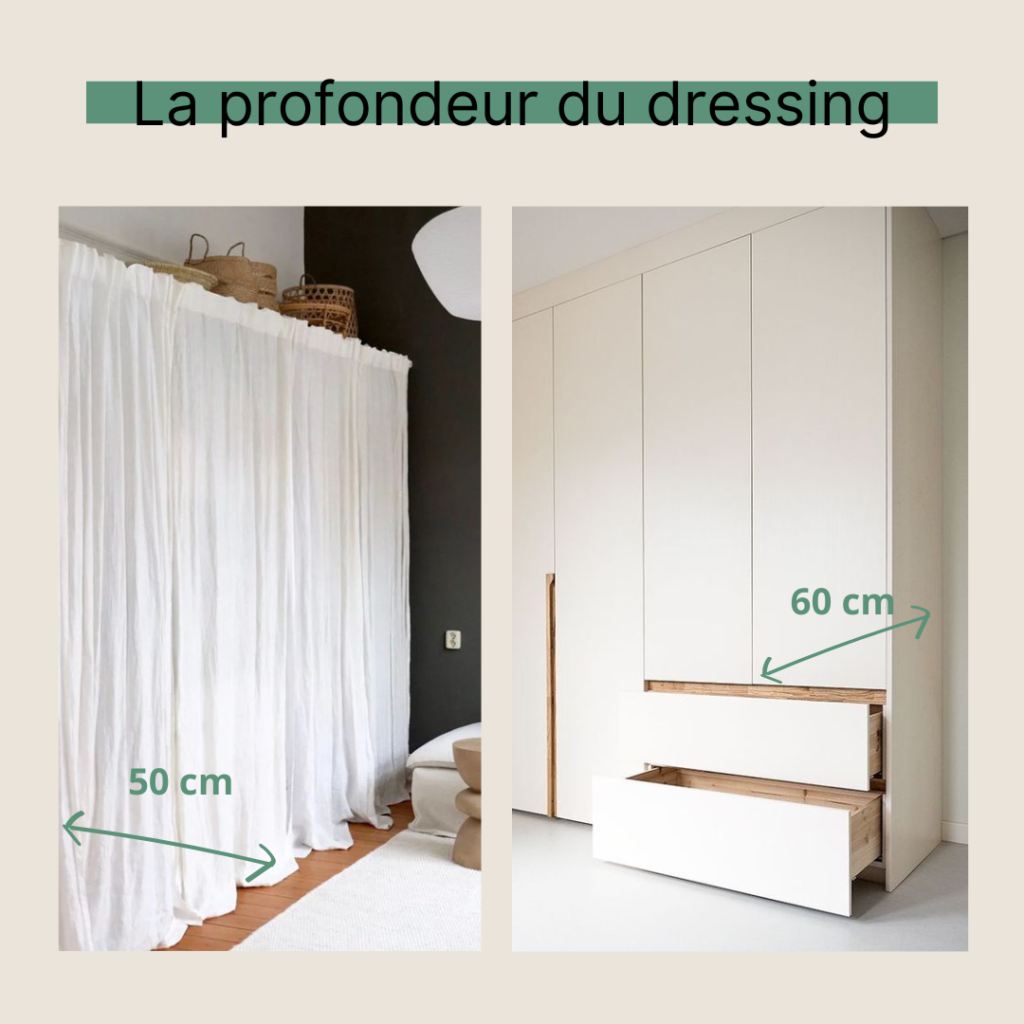 profondeur du dressing - 10 astuces pour la chambre